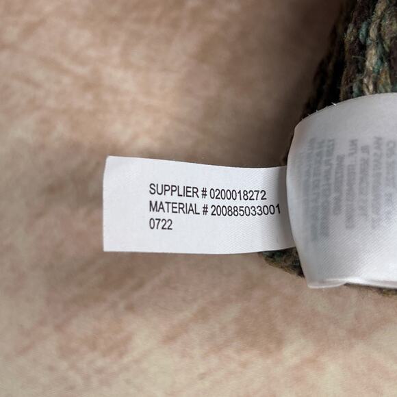 Lauren Ralph Lauren Black Label Faux Leather Patchwork Knit Sweater Green Preppy - Picture 7 of 10